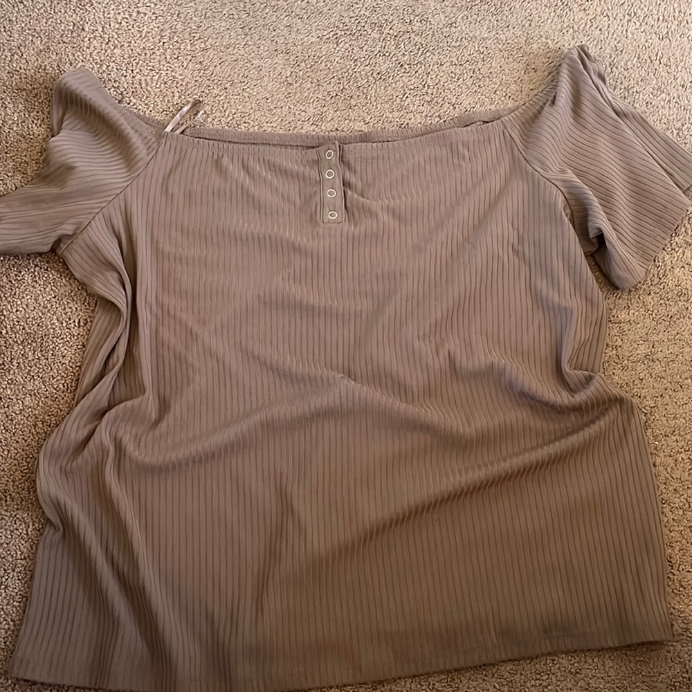 Torrid off shoulder blouse
